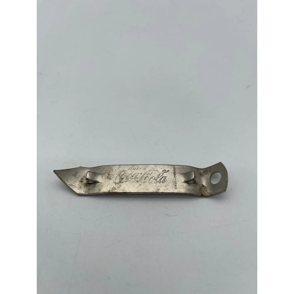 Vintage Coca-Cola Bottle Opener EKCO Chicago Metal Church Key Soda Advertising